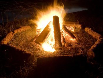 The residential bonfire and scavenger hunt